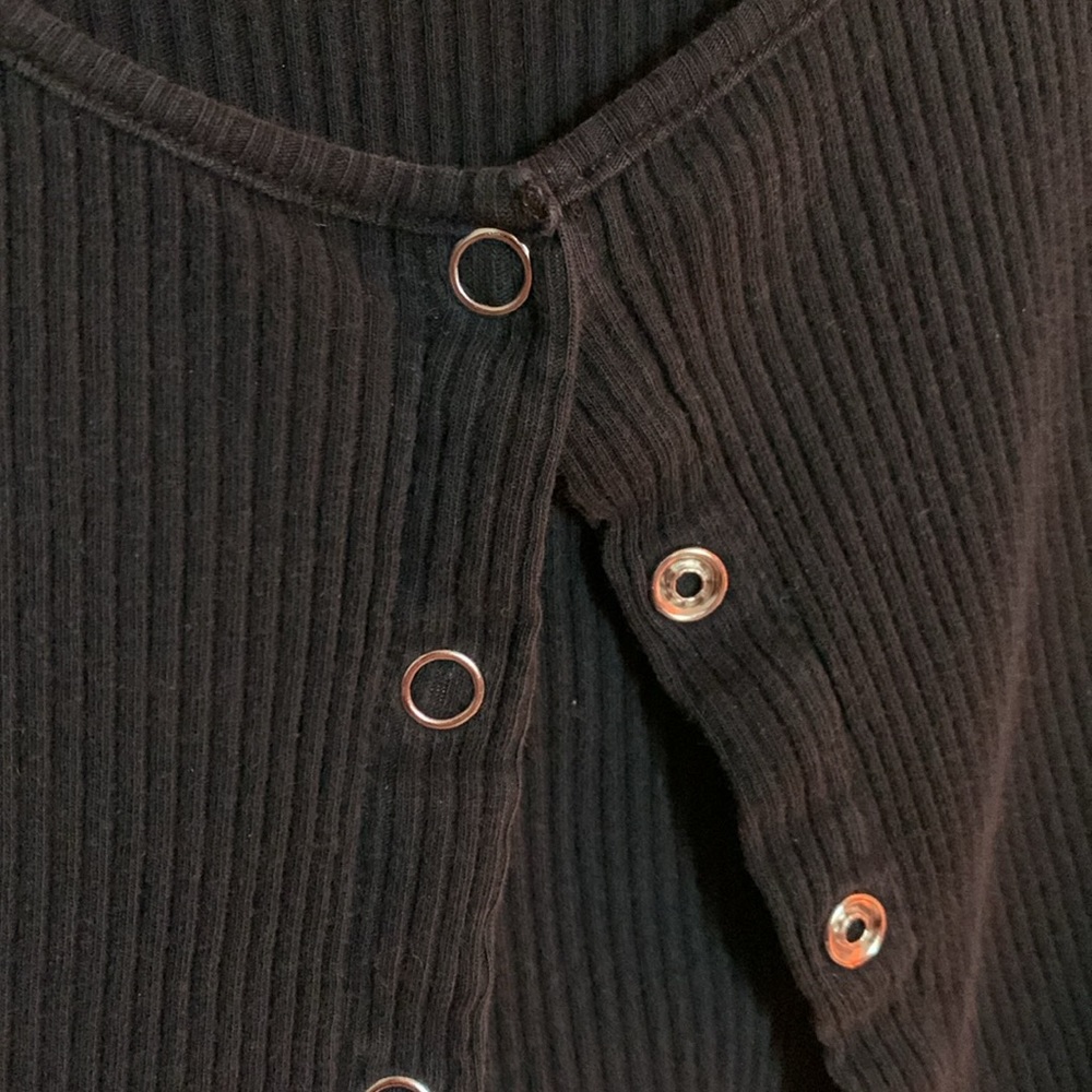 Cropped Polly button down cami - Picture 4 of 4
